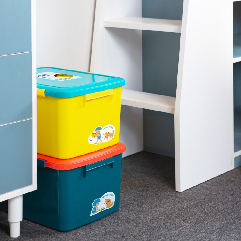 Thùng đa năng, thùng đựng đồ chơi quần áo trẻ em Inochi nhiều dung tích INOCHI dung tích 10L_18L_30L