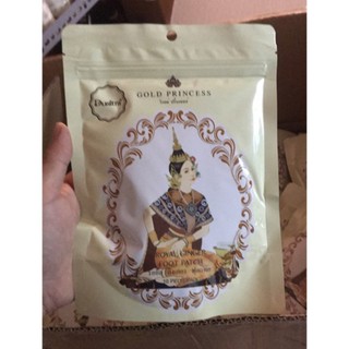 Miếng dán thải độc chân Gold Princess chiết xuất từ gừng chính hãng Thái Lan