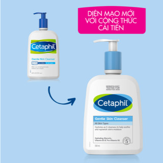 [ CHÍNH HÃNG ] Sữa Rửa Mặt Làm Sạch Dịu Nhẹ Cetaphil Gentle Skin Cleanser Chai  500ml