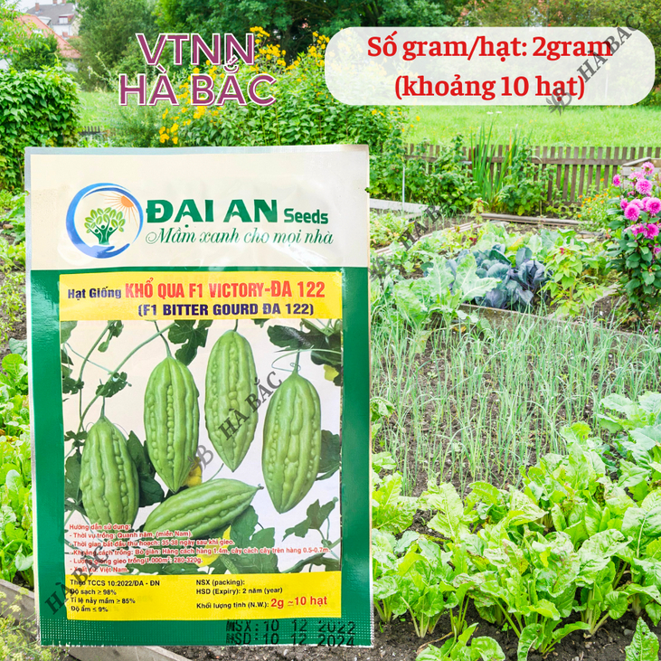 Khổ Qua Rừng Amazon Đại An - 1.5 Gram 10 Hạt, Hạt Giống Nảy Mầm Tốt, Năng Suất Cao, Trông Quanh Năm