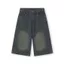 Quần Wide Leg Short Jeans GODMOTHER Nam Ống Rộng, Quần Jeans Short Lửng Phong Cách Cá Tính