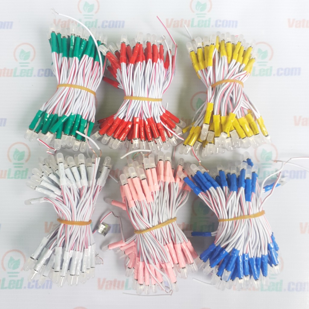 Led ruồi 5v 5mm 1 dây 100 con | Shopee Việt Nam