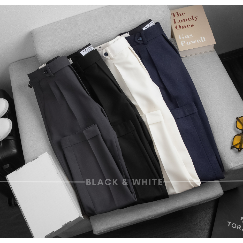 Sidetab Basic 2 Ly Cạp Cao, Black & White