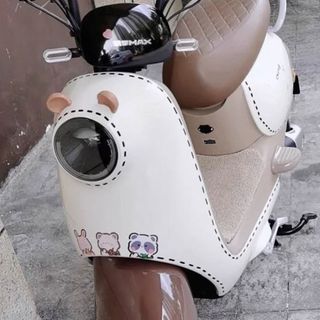 Tai mèo gắn xe điện, mũ bảo hiểm