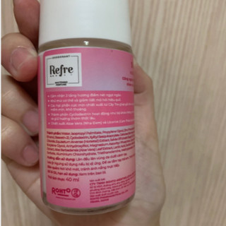 Lăn Khử Mùi Refre Hương Nước Hoa Whitening Perfume Deodorant (40ml)