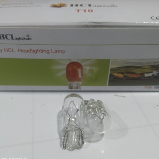 Hộp 10 Bóng đèn Halogen T10, bóng đèn sợi đốt T10 màu trắng điện 12v 24v.