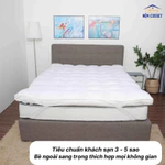 Nệm Topper Lông Vũ Nhân Tạo Chuẩn 5 Sao Bảo Hành 12 Tháng Rất Nhiều Size Để Khách Dễ Dàng Chọn Lựa Cho Các Khách Sạn — ảnh 2