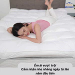 Nệm Topper Lông Vũ Nhân Tạo Chuẩn 5 Sao Bảo Hành 12 Tháng Rất Nhiều Size Để Khách Dễ Dàng Chọn Lựa Cho Các Khách Sạn — ảnh 4