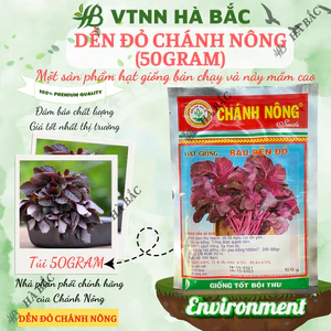 Hạt Giống Rau Dền Đỏ Chánh Nông (50gram), Hạt Giống Nảy Mầm Tốt, Năng Suất Cao, Trông Quanh Năm