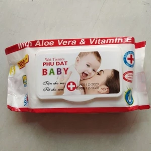 1 gói khăn ướt Phú đạt 100 tờ