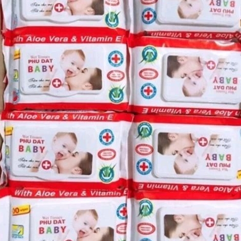 1 gói khăn ướt Phú đạt 100 tờ