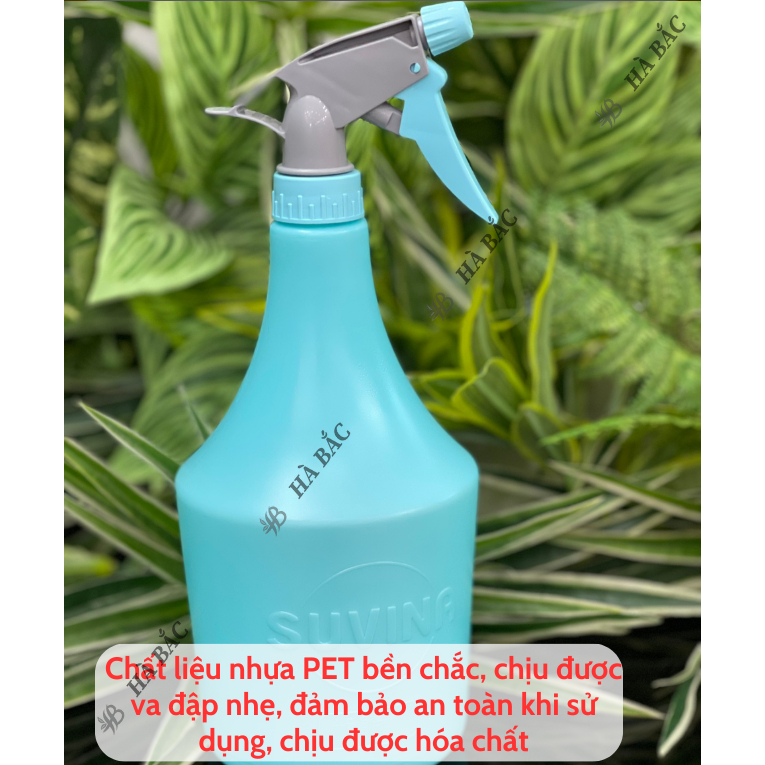 Bình xịt tay tưới cây 1 Lít Suvina - Công nghệ Nhật Bản [Hàng chính hãng] [CHỌN MÀU GHI CHÚ ĐẶT HÀNG]
