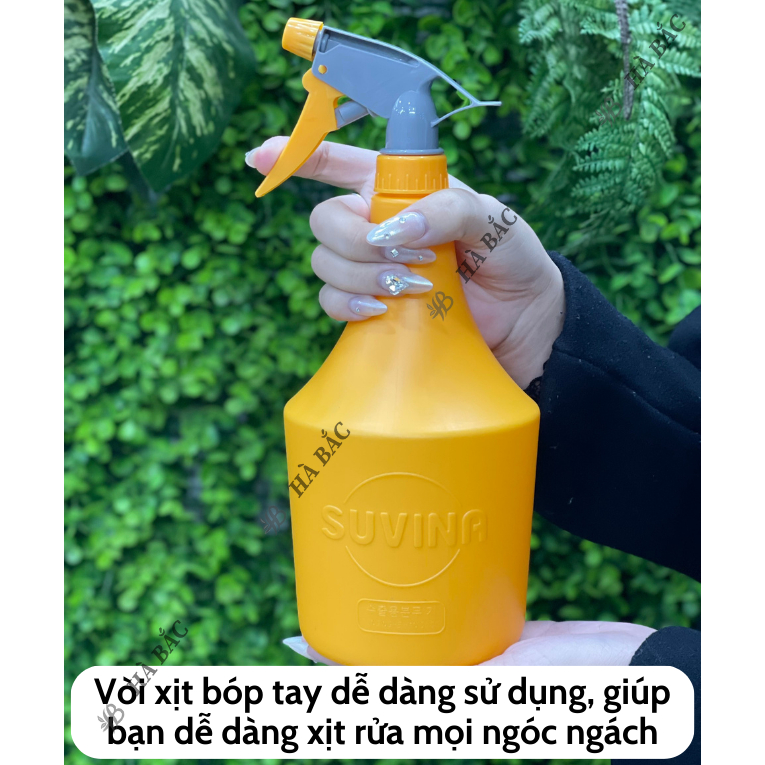 Bình xịt tay tưới cây 1 Lít Suvina - Công nghệ Nhật Bản [Hàng chính hãng] [CHỌN MÀU GHI CHÚ ĐẶT HÀNG]