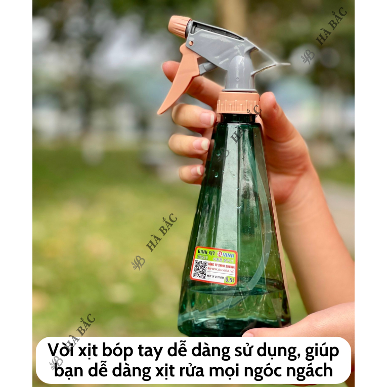 Bình xịt tay tưới cây 0.5 Lít Suvina - Công nghệ Nhật Bản [Hàng chính hãng]
