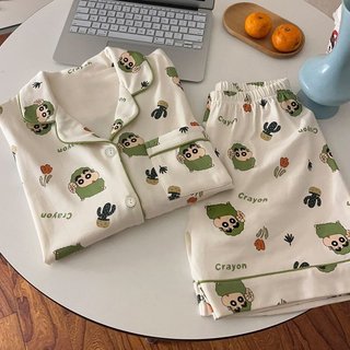 Bộ Ngủ, Đồ Ngủ Pijama Set Mặc Nhà Bò Sữa Dáng Cộc NASU MAY
