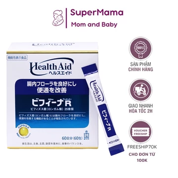 Men Tiêu Hóa Bifina R Nhật Bản 20 gói hỗ trợ đường tiêu hoá, đầy hơi, khó tiêu