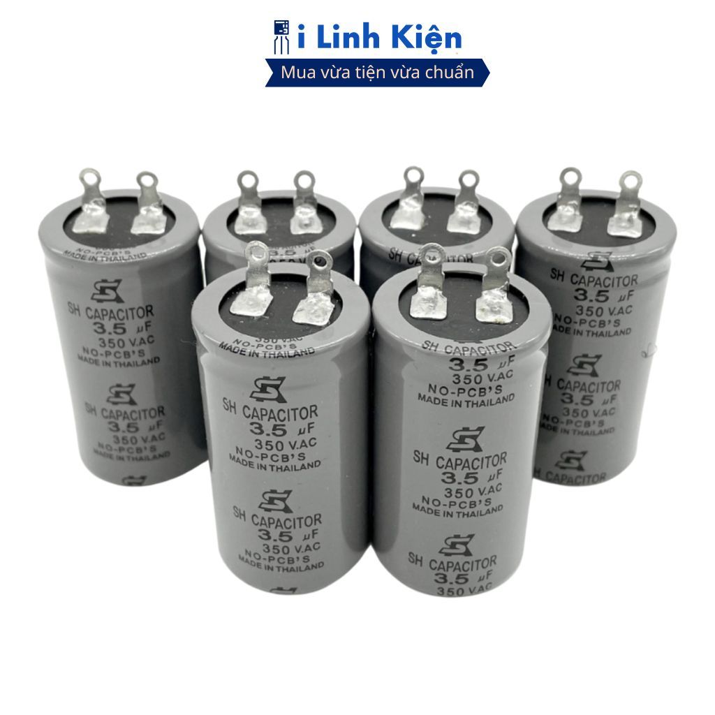 Tụ dầu 2.5uF 3.5uF 4uF điện áp 350VAC tụ quạt trần chính hãng iLinhkien.