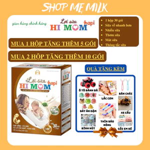 Lợi Sữa Hi Mom - Thông Tắc Tuyến Sữa, Giúp Sữa Về Nhanh Hơn, Nhiều SỮA, Sữa Thơm