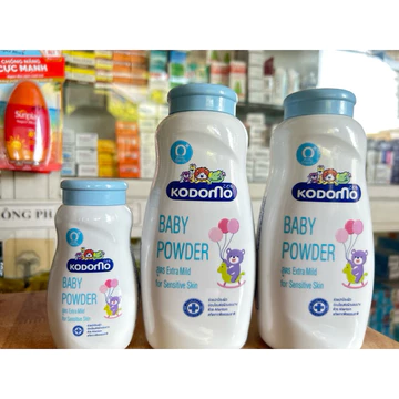 Phấn KODOMO Trẻ Em , Phấn Rôm Sảy, Phấn Rôm, Phấn Trẻ Em Ngăn Ngừa Rôm Sảy 160gr; 350gr; 50gr