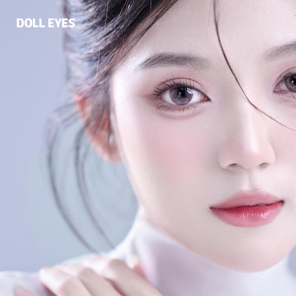Ảnh Beauty Lens DOLL EYES Rose 11 nâu hồng 4
