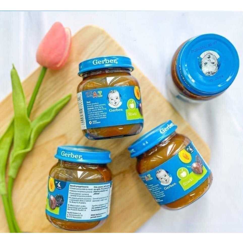 Mận nghiền gerber Nga, giành cho bé khó tiêu Tibongstore