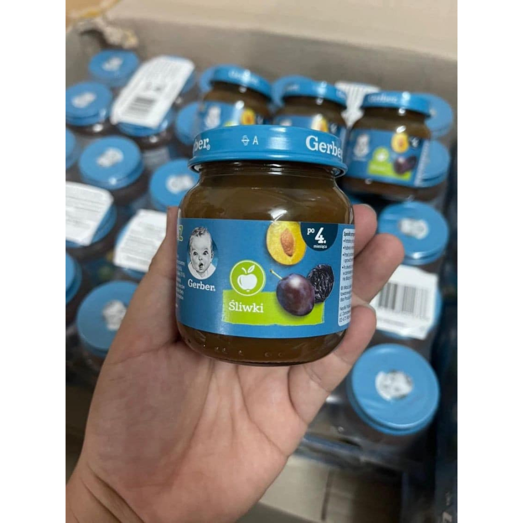 Mận nghiền gerber Nga, giành cho bé khó tiêu Tibongstore