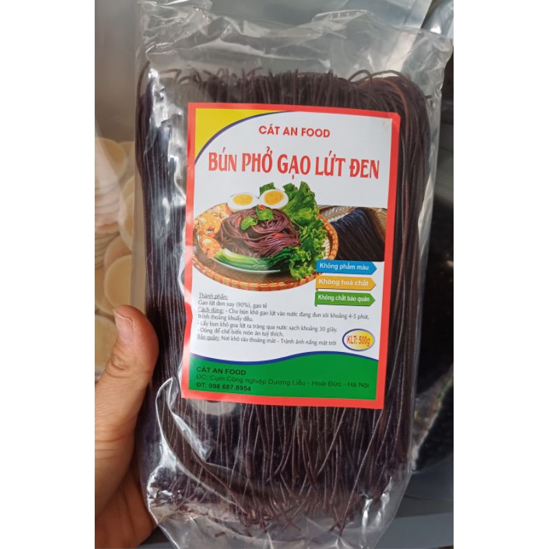 (500gr) Bún Gạo Lứt Đen
