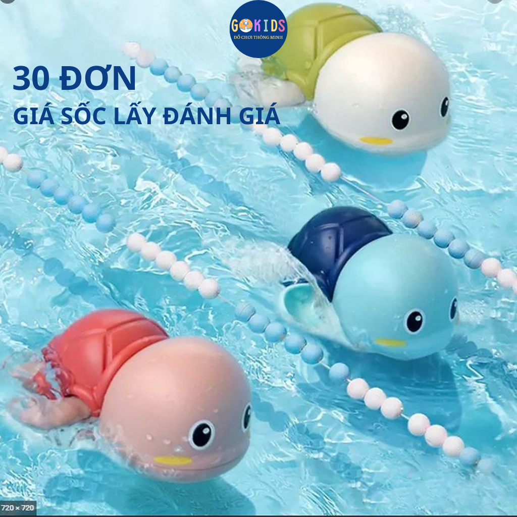 Đồ Chơi Nhà Tắm, Rùa vặn cót  ,Cá Heo, Vịt , Cua Cho Bé Thích Thú Vận Động Khỏe Mạnh Đồ Chơi Dưới Nước Thả Bồn Tắm
