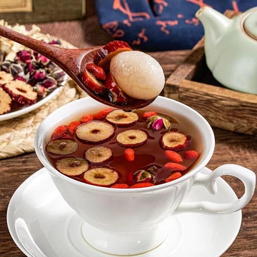 Trà gừng đường đỏ Trà táo đỏ đường đen Quế Viên Hộp đựng trà gừng đường đỏ để dưỡng sinh