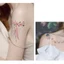 Hình Xăm Dán Tạm Thời 15 Ngày Chống Nước Tattoo Xăm Chữ Cỡ Nhỏ Mini Đáng Yêu Miếng Dán Giả Xăm Đẹp