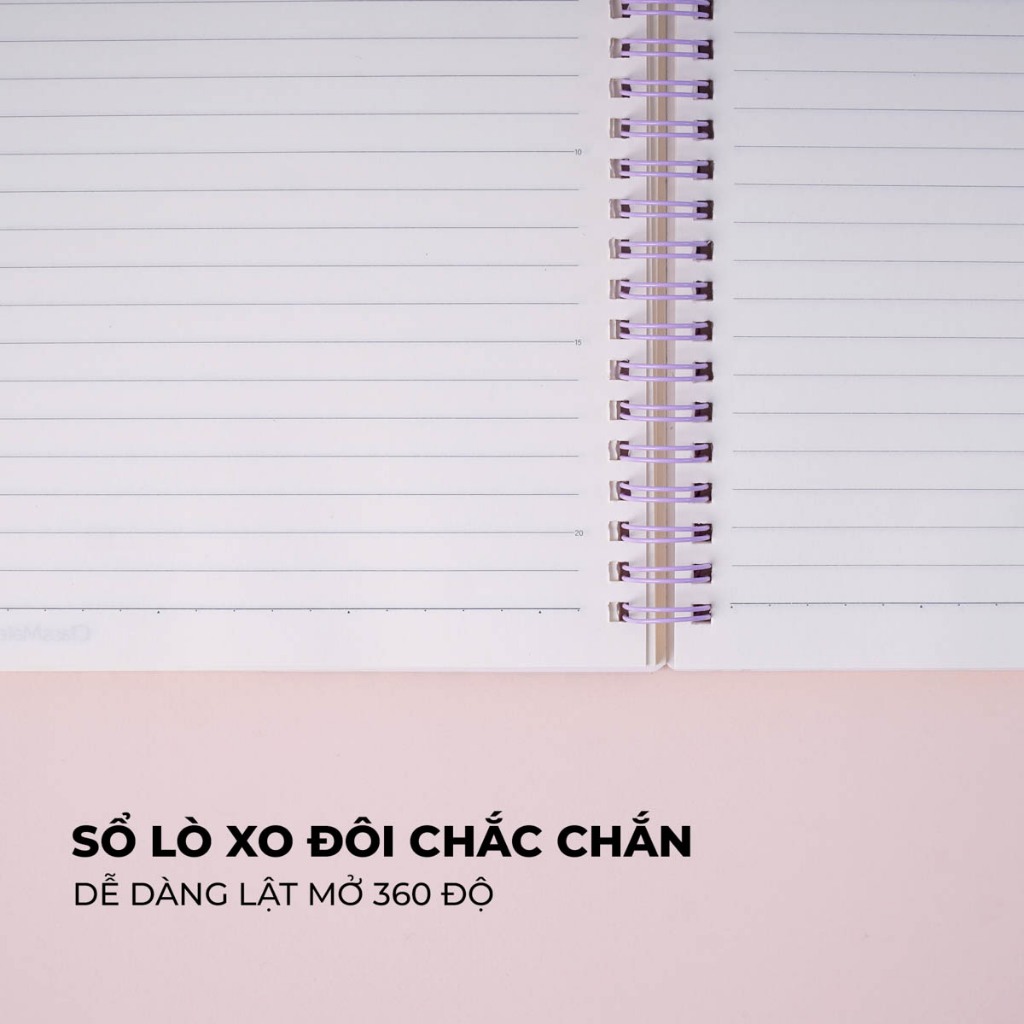 Sổ Lò Xo Kẻ Ngang 200 Trang Classmate Sổ Tay Ghi Chép 80gsm Sổ A5/B5 Macarons Girl Làm Bullet Journal Viết Nhật Ký, Plan