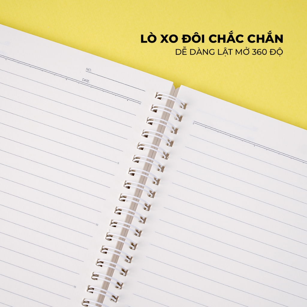 Sổ tay Ghi Chép Classmate Sổ Lò Xo Kẻ Ngang 180/200 Trang, 80GSM Khổ B5/A5/A6/A7 Lazzy Kitten Note Book Nhật Ký Planner