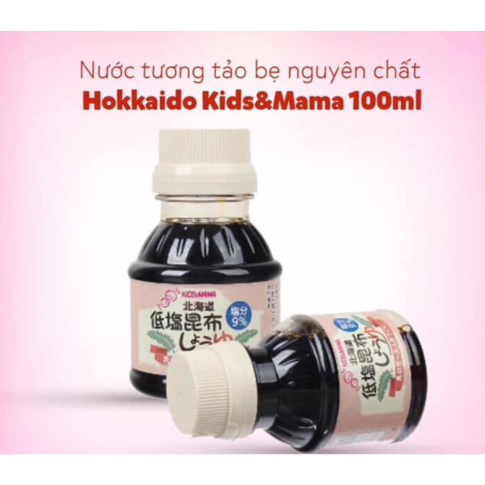 NƯỚC TƯƠNG TẢO BẸ KIDS & MAMA NHẬT BẢN – CHAI 100ml Tibongstore