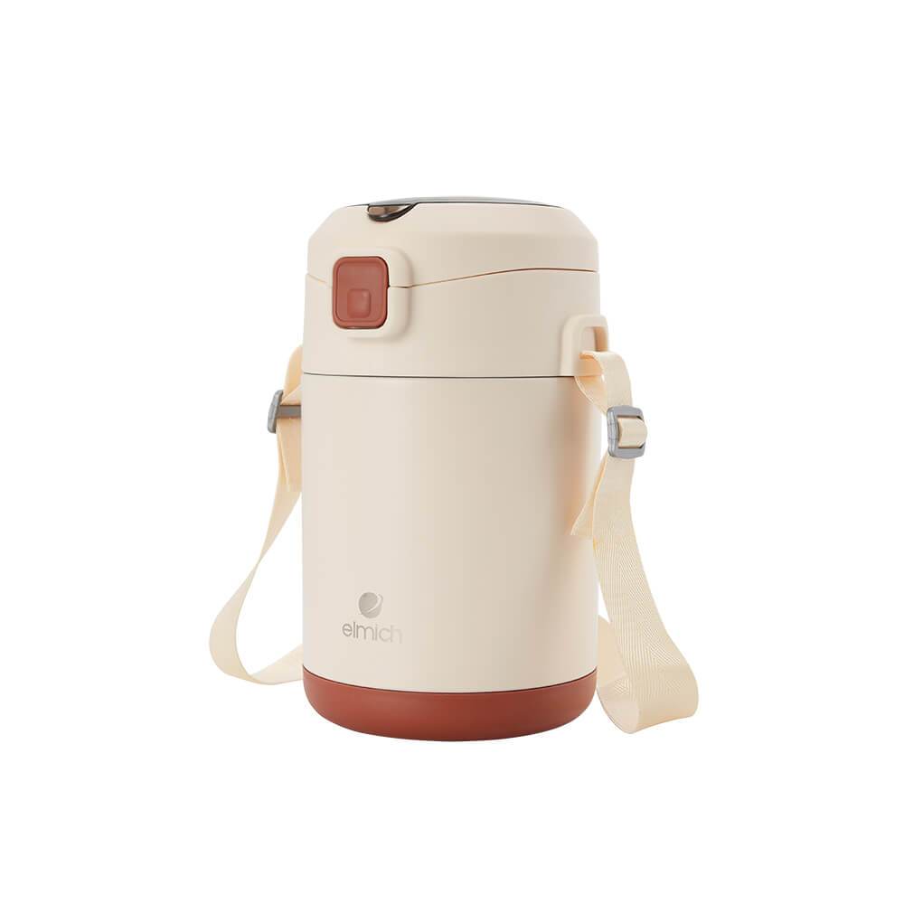 Hộp cơm giữ nhiệt inox 304 Elmich dung tích 1.6L EL8344 ( Kèm túi đựng giữ nhiệt )