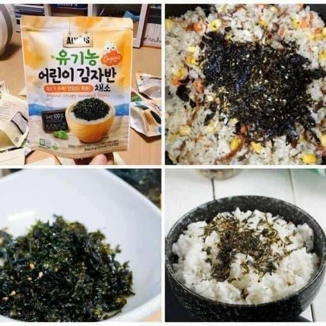 RONG BIỂN VỤN rắc cơm hữu cơ Alvins TÁCH MUỐI Hàn Quốc tibongstore