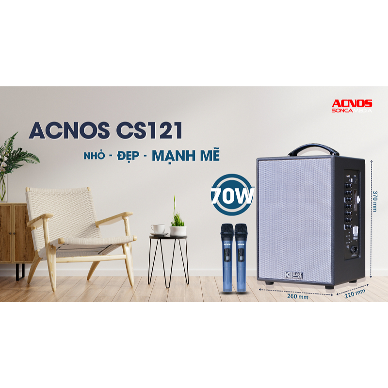 Loa mini Acnos CS121 - Hàng Chính Hãng - Gia Khang Shop | Shopee Việt Nam