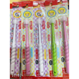 Bàn Chải Đánh Răng Trẻ Em Xoay 360 Độ Higuchi POPOTAN BABY Cho Bé 0-3 Tuổi VÀ Trên 3 Tuổi