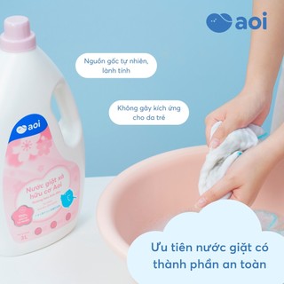 Nước giặt xả trẻ em Aoi 3L