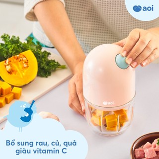 áy xay Aoi Smart – Cầm tay tiện lợi, 6 lưỡi dao sắc bén