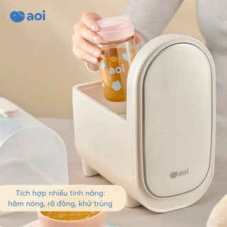 Máy hâm sữa & tiệt trùng Aoi – Màn hình LED cảm ứng, 6 chức năng