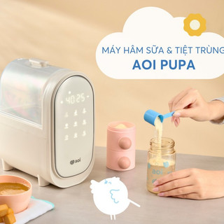 Máy hâm sữa & tiệt trùng Aoi – Màn hình LED cảm ứng, 6 chức năng