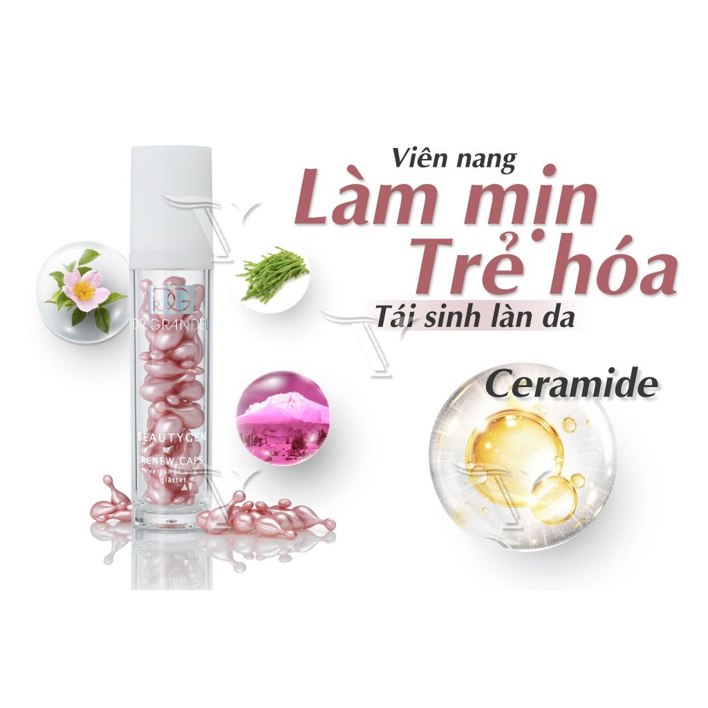 Viên Nang Trẻ Hóa, Tái Sinh và Làm Rạng rỡ Làn Da Dr. Grandel BEAUTYGEN Renew Caps 38 viên