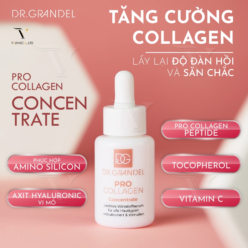 Tinh Chất Tăng cường Collagen Làm Săn chắc Da Dr. Grandel PRO COLLAGEN Concentrate 30ml