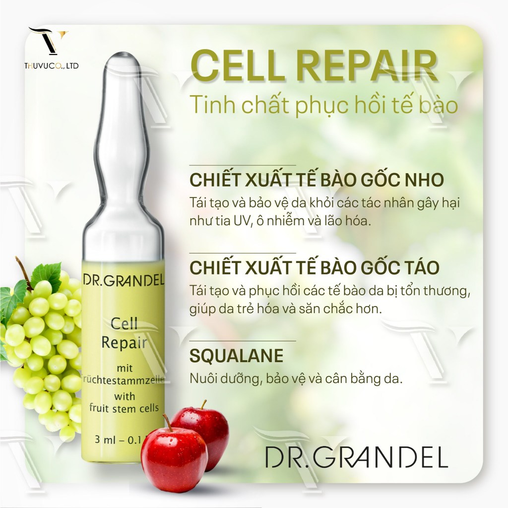 Tinh chất Phục hồi sửa chữa trẻ hóa tế bào Dr.Grandel Ampoules Selection CELL REPAIR 9ml