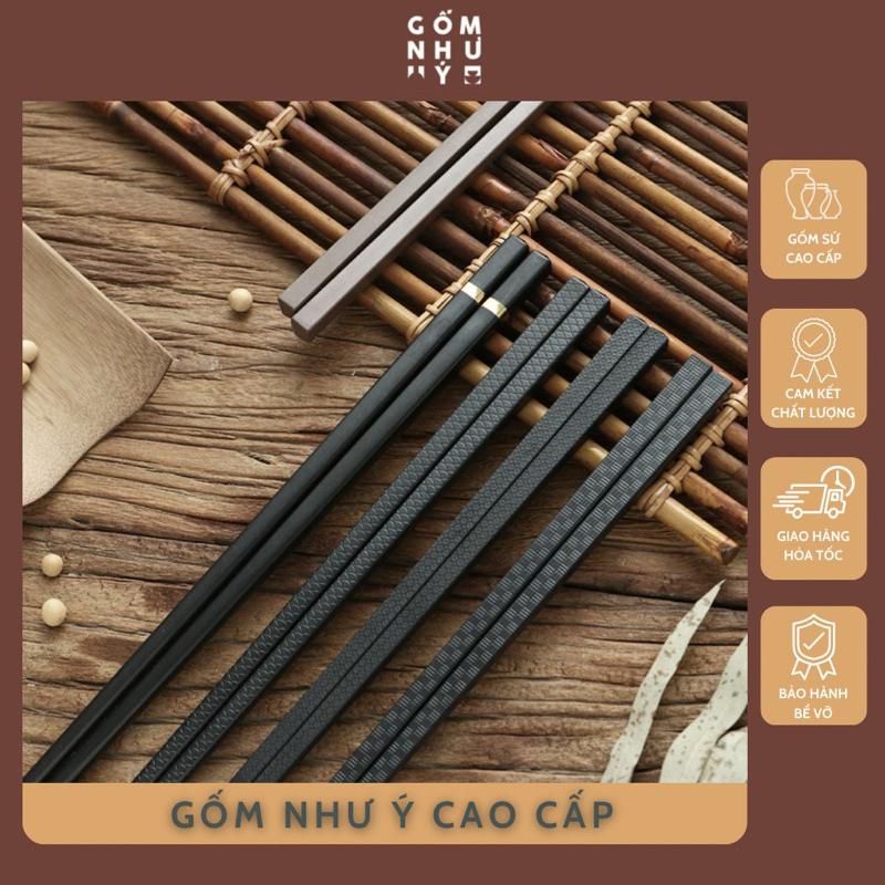 Set 10 đôi đũa sợi thủy tinh Nhật Glass Fiber  - đũa ăn cơm kháng khuẩn, chống nấm mốc, chịu nhiệt.. amizin