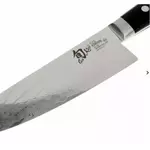 Dao thái thịt cá cao cấp KAI Nhật Bản - Shun Kaji Chef thép SG-2 Damascus 33 lớp KDM0006 (200mm) — ảnh 4