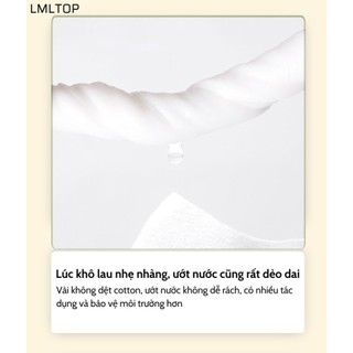 Khăn Mặt Khô Đa Năng LMLTOP Dùng 1 Lần Lau Khô Lau Ướt Tẩy Trang - Không Xơ Bông An Toàn Cho Mọi Làn Da