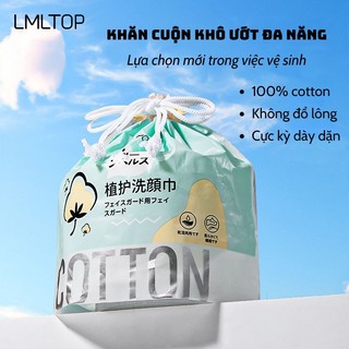 Khăn Mặt Khô Đa Năng LMLTOP Dùng 1 Lần Lau Khô Lau Ướt Tẩy Trang - Không Xơ Bông An Toàn Cho Mọi Làn Da