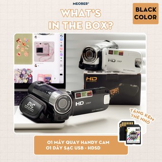 [Tặng thẻ nhớ] Máy quay số cầm tay digital handy camera - quay chụp kĩ thuật số VHS 48MP, màn hình lật, Y2K by meober