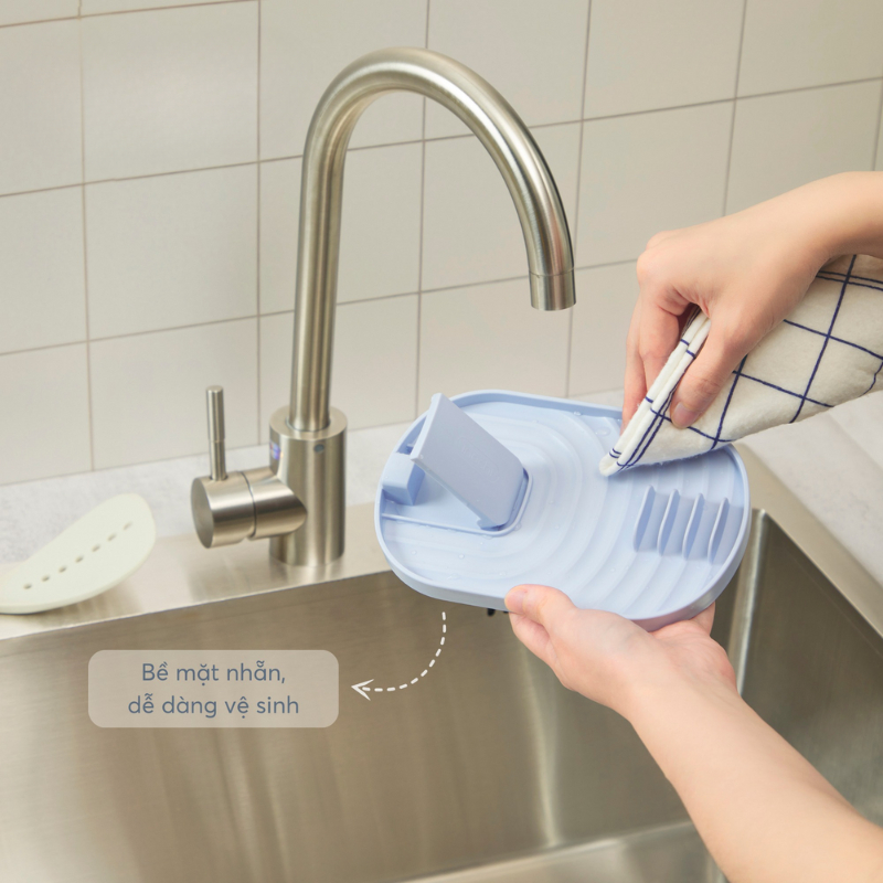 Khay gác dụng cụ nhà bếp Yoko INOCHI khay rãnh để nhiều đồ nhà bếp cùng lúc